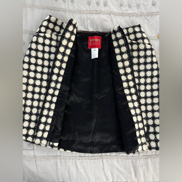 Vintage KENZO Studios polka dot Skirt Size 8 - Picture 9 of 9